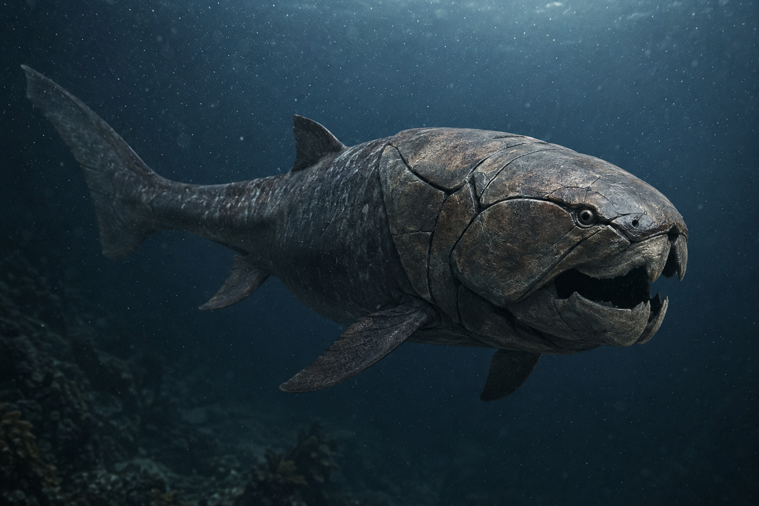 Scientific reconstruction of Cretoxyrhina mantelli